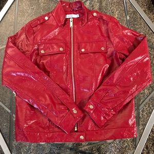 NWOT Red Moto Jacket 🔥